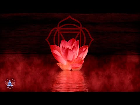 Root Chakra Peaceful Healing Meditation Music | Crystal Singing Bowl | “Flute & Water”- Series