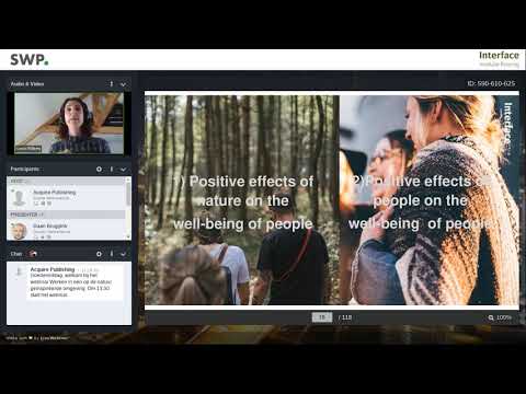 Webinar over werken in een op de natuur geïnspireerde omgeving