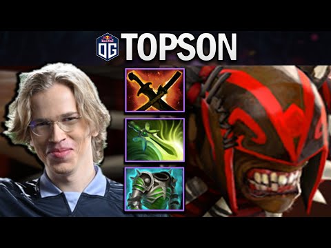 OG.TOPSON BLOODSEEKER WITH 26 KILLS - DOTA 2 7.28 GAMEPLAY