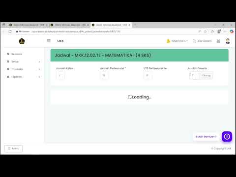 Tutorial Tambah Jadwal Kuliah Secara Manual