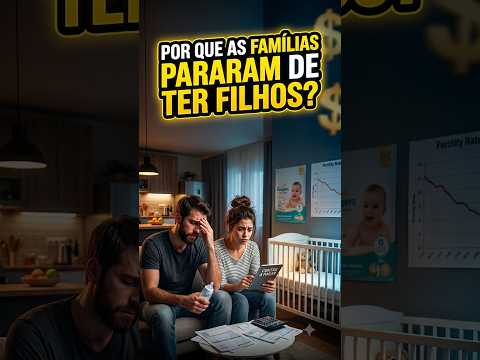 POR QUE AS FAMÍLIAS PARARAM DE TER FILHOS? #shorts