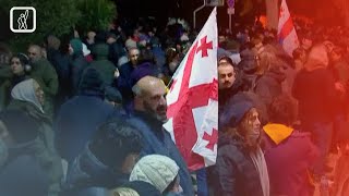 უწყვეტი პროტესტის 380-ე დღე რუსთაველის გამზირზე