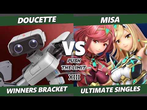 Push the Limit 13 - Doucette (ROB) Vs. Misa (Pyra Mythra, Min Min) SSBU Ultimate Tournament