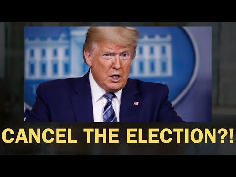 Trump Makes CRAZY Statements About Canceling the Election-- BUT CAN HE?