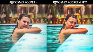 DJI Osmo Pocket 4 VS DJI Osmo Pocket 4 Pro |Camera Test 