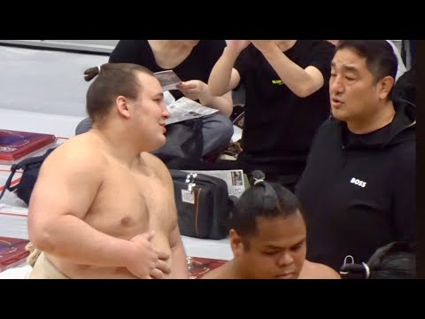 《夏巡業》安青錦と安治川親方 狼雅 大青山 朝白龍 関取×幕下ぶつかり稽古【立川立飛場所】［TACHIKAWA tour］2026/8/30