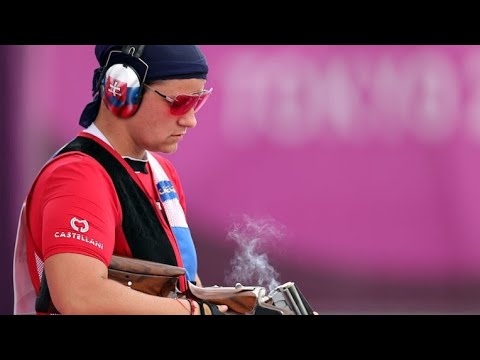 Zuzana Rehak Stefecekova crowned Olympic champion in shooting women's trap