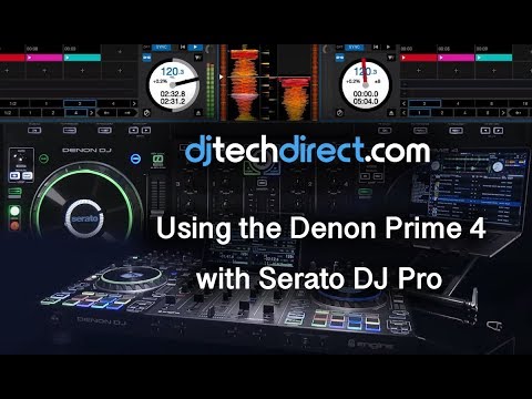 How to use Serato with the Denon Prime 4!