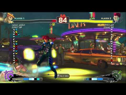 PJS Latif [Viper] vs ramen addict [Adon] SSF4 Endless Battle Matches - Xbox Live - TRUE-HD