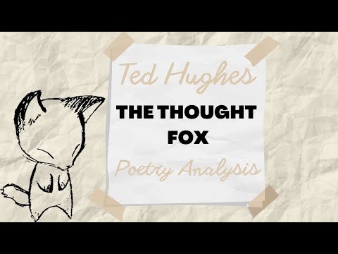 The Thought Fox | Ted Hughes | Poetry Analysis | GCSE Literature | English with Kayleigh