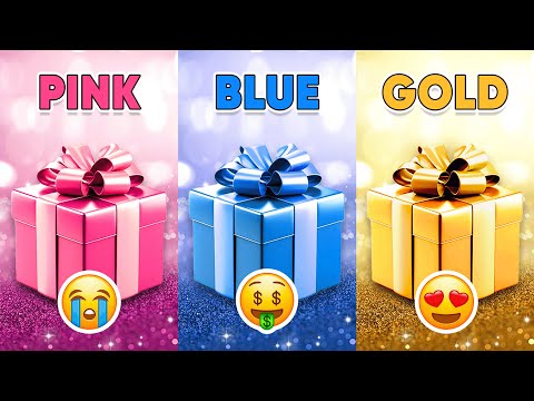 Choose Your Gift...! Pink, Blue or Gold 💗💙⭐️ How Lucky Are You? 😱 Quiz Shiba