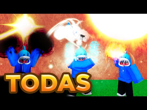 I used all the Logia (Elemental) fruits in Blox Fruits!!!