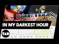 IN MY DARKEST HOUR Megadeth Guitar TAB Lesson Tutorial Cover