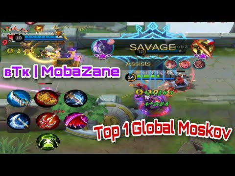 Moskov Savage !!! Twilight Dragon Epic [ Top 1 Global Moskov ] by : ʙTᴋ | MobaZane Mobile Legends