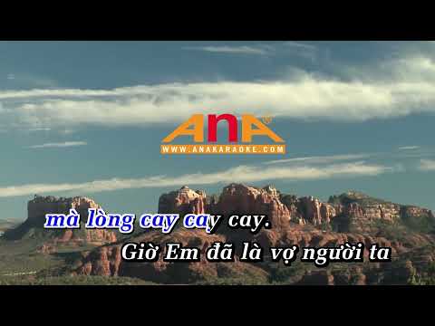 Vợ Người Ta (Karaoke) |Tone Nam | Nhạc Sống | Anakaraoke | ShowbizKaraoke |  Phan Mạnh Quỳnh