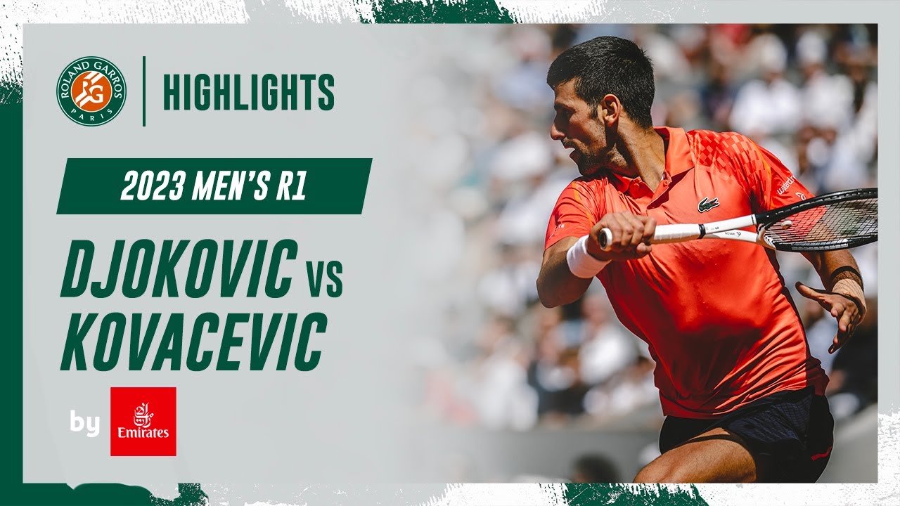 Miniatura do vídeo Novak Djokovic vs Aleksandar Kovacevic - Round 1 Highlights I Roland-Garros 2023 por Roland-Garros