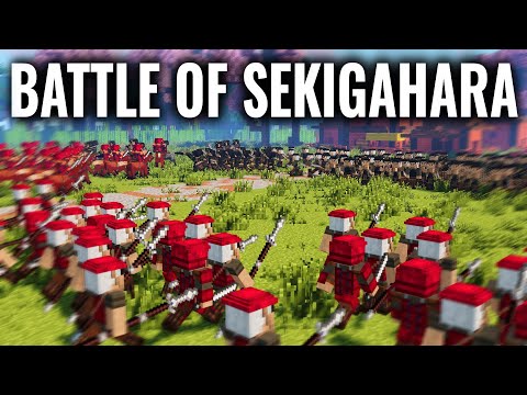 NPC WAR - MINECRAFT - BATTLE OF SEKIGAHARA | Samurai Era