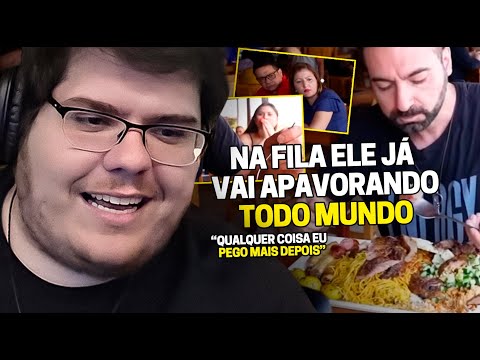 CASIMIRO REAGE: CORBUCCI COM COMIDA A VONTADE POR 30 REAIS (TEM QUE APLAUDIR) | Cortes do Casimito