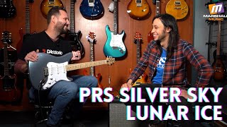Video thumbnail for PRS Silver Sky - Lunar Ice by Marshall Music SA