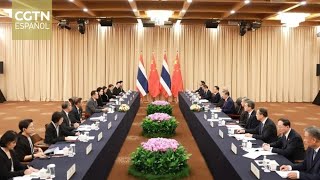 El presidente chino, Xi Jinping, se reúne con el primer ministro tailandés, Anutin Charnvirakul