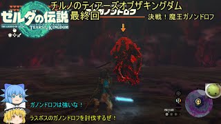 【ゼルダの伝説 ティアーズオブザキングダム】 チルノのティアーズオブザキングダム 最終回 決戦！魔王ガノンドロフ【ゆっくり実況】