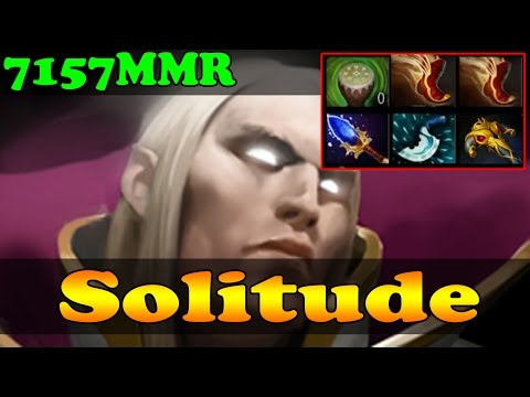 Dota 2 - Solitude 7157 MMR Plays Invoker Vol 6 - Ranked Match Gameplay!