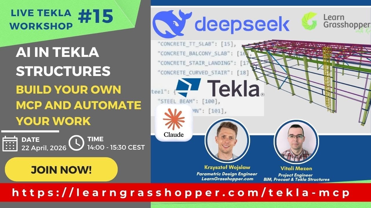 AI in Tekla Structures. Build your own MCP and automate your work