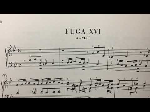 WTC300: Bach Prelude and Fugue No 16 in G minor from WELL TEMPERED CLAVIER on Roland C-200