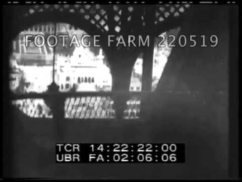 Paris 1900 World's Fair, Eiffel Tower elevator - 220519 15 | Footage Farm