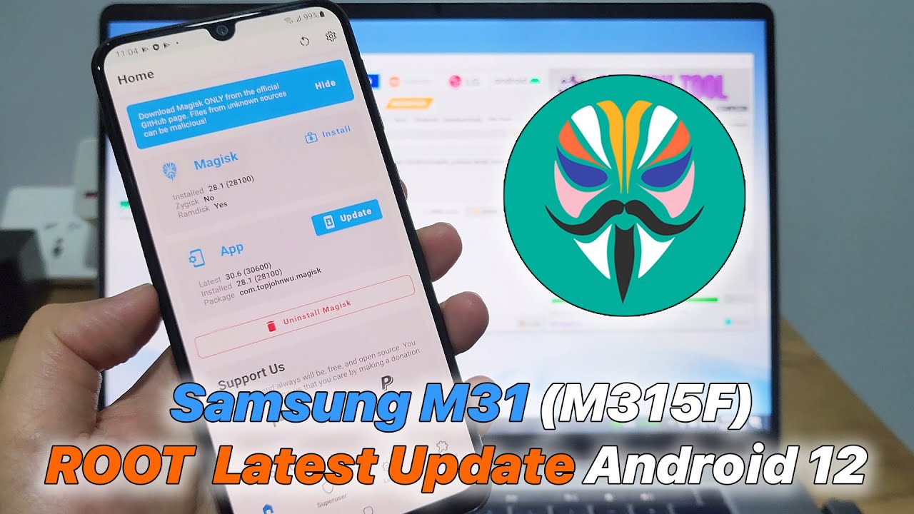 Samsung Galaxy M31 (M315F) ROOT Latest Update Android 12 (U4)