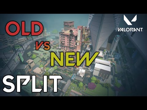 Split Map Changes OLD vs NEW in Valorant
