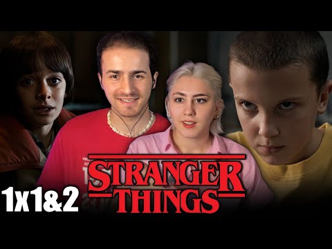 STRANGER THINGS SEASON 1 EPISODES 1 & 2 REACTION - FIRST TIME WATCHING - REVIEW