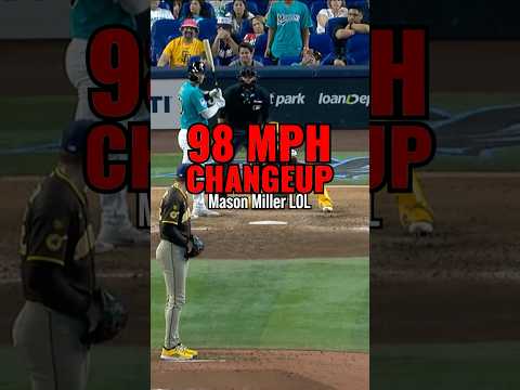 Mason Miller is out here throwing 98 MPH changeups. 👀