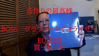 【エフェクター】デジタルイコライザーEQ200を買ったった！