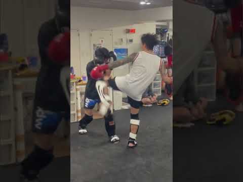 スパーリングでKO #アッパー #KO #スパーリング #キックボクシング #インロー #ミドルキック #ローキック #sparring #kickboxing #uppercut #lowkick
