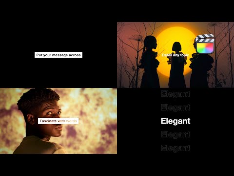 Kinetic Typography Modular Template — MotionVFX