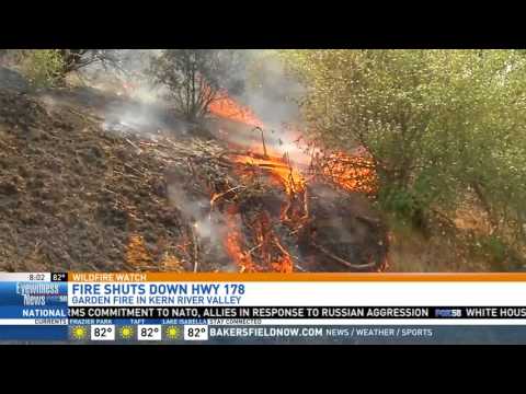 Hwy 178 still closed as Garden Fire grows to over 1,300 acres