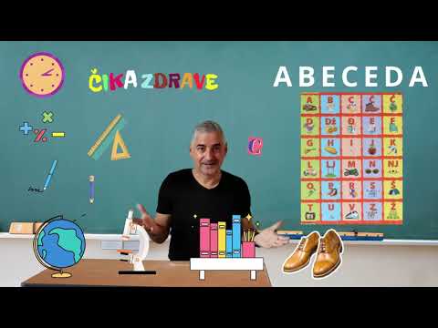Učimo Abecedu, Latinica, Učimo Slova, Čika Zdrave uči đake male