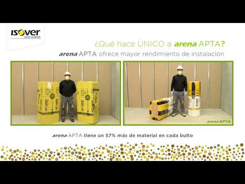 Tabique placa de yeso: arena APTA vs.  Lana de Roca tradicional