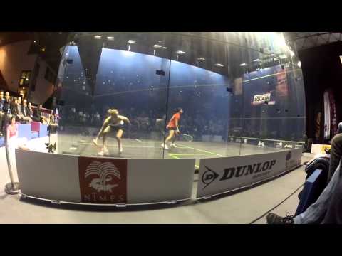 Egypt VS England World women Final squash 2012 Nîmes