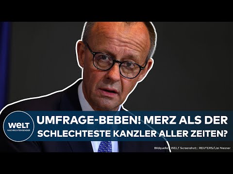 DEUTSCHLAND: Umfrage-Beben! Friedrich Merz der schlechteste Kanzler aller Zeiten?