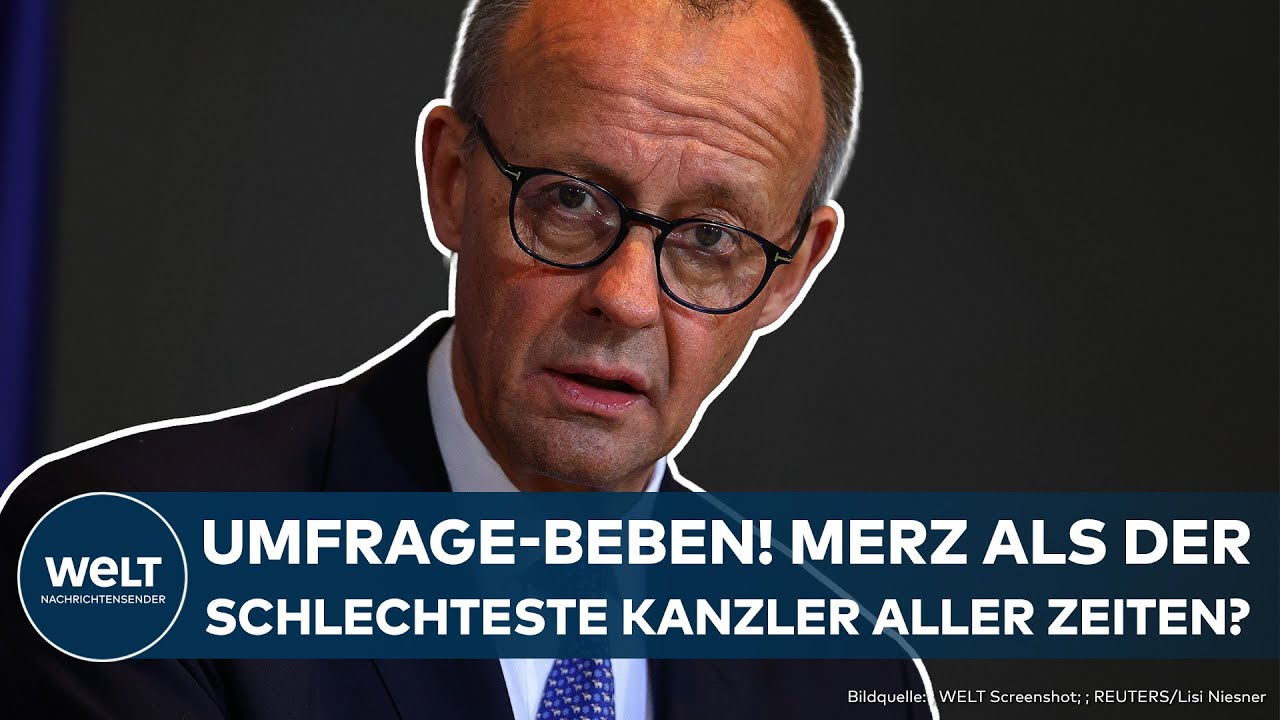 DEUTSCHLAND: Umfrage-Beben! Friedrich Merz der schlechteste Kanzler aller Zeiten?