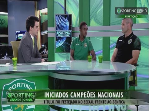 Iniciados (Futebol) Campeões 2014/2015 - Sporting Grande Jornal - Sporting TV (19/5/2015)