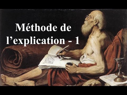 Méthode explication de l'explication de texte 1