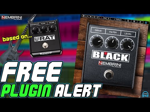 FREE PLUGIN ALERT - Nembrini Audio BLACK (Guitar Distortion Stomp Pedal) 🔥