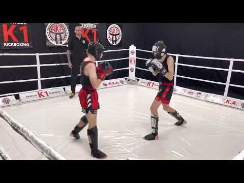 WKA Amateur English Lightweight Title ( K1-Light ) : Gabriel Johnson vs Liam Dilley - Round 3.