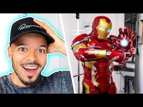 UNBOXING A $10,000 IRONMAN MARK 46 XLVI SUIT | Jeremy Lynch