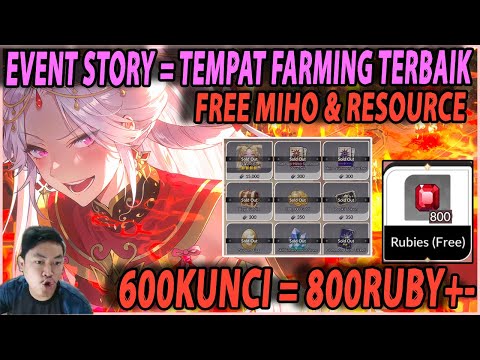 🔥🔥EVENT STORY!! FREE LEGENDARY MIHO GUYS! BEST FARMING RUBY EVER! - SEVEN KNIGHTS RE:BIRTH