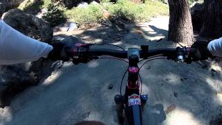 preview picture of video 'Solo riding Shotgun to Big Ring Mammoth Mountain Bike Park 8/6/12'