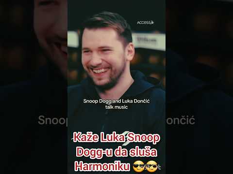 🔥Luka Dončić says to Snoop Dogg that he listens music from his country 🇷🇸🇸🇮🔥🔥